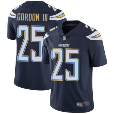 Los Angeles Chargers NFL Football Melvin Gordon Navy Blue Jersey Men Limited #25 Home Vapor Untouchable